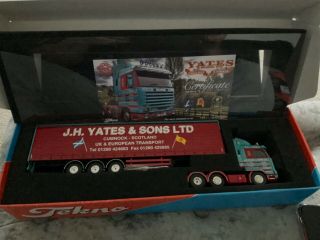 Tekno Yates &sons Scania Complete With Cert Boxed