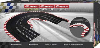 Carrera 1/24 1/32 Slot Car Track 20613 Hairpin Curve Set Complete