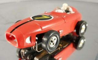 Vintage Aurora Tjet Slot Car Indianapolis Racer 1359 In Rarer Red Look