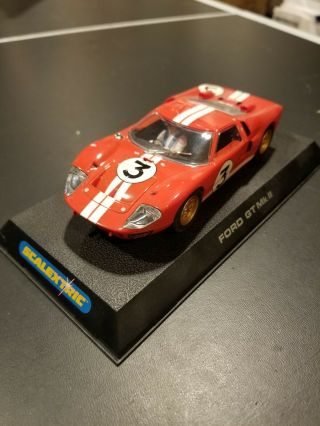Ford Gt Mk Ii " Ford Mustang Scalextric " 1/32 Slot Car