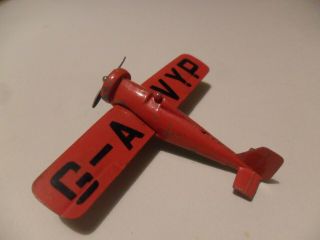 Dinky Toys Aeroplane 60d Low Wing Monoplane 2nd Issue Aircraft,