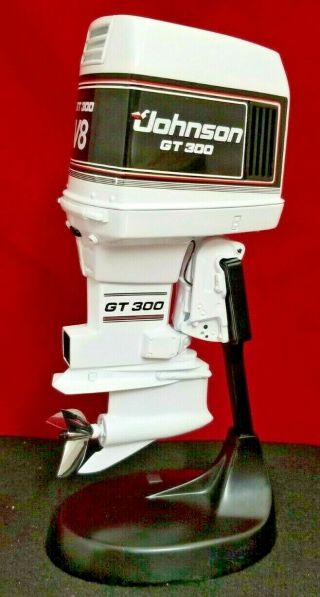 Model 1990 Johnson 300 Hp Gt300 V8 1:9 Toy Outboard Motor Alterscale And Stand