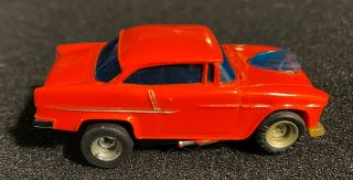 Aurora Afx Orange With Silver Pipes ‘55 Chevy Bel Air Magna Traction