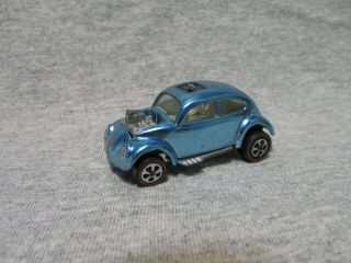 Hot Wheels Redline Custom Volkswagen,  Ice Blue,  White Int.  Htf Color