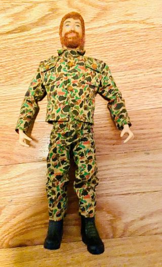 Vintage Gi Joe Red Ginger Army Action Figure - Hasbro Early 12 Inch - 1964