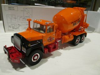Palumbo First Gear Mack R Model Concrete Mixer Truck 19 - 2290
