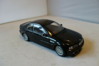 Kyosho 1/18 Bmw M3 Coupe - Black - Excellent/boxed - L@@k