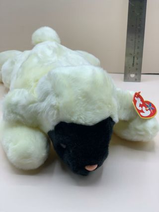 Ty Beanie Buddies Chops The Lamb / Sheep 13 " Beanbag Plush Toy