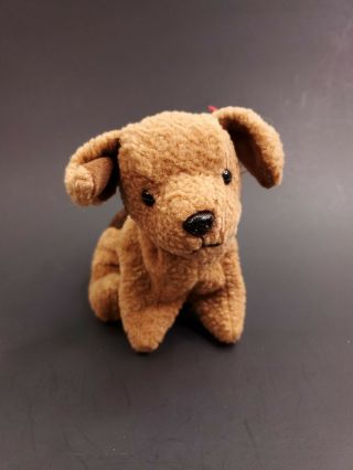 Ty Beanie Babies Tuffy The Terrier Dog Style 4108 1996 - Nwt