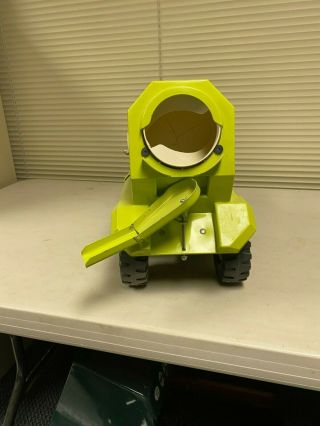 1970s Mighty Tonka Ready Mixer Cement Truck Lime Green Tandem Axle 3