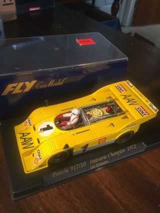 Fly 1:32 Porsche 917/10 Interserie Champion Slot Car 1 Yellow
