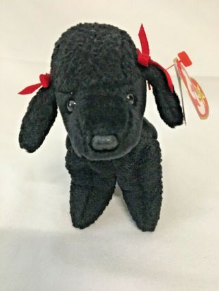 Ty Beanie Baby - Gigi The Poodle Dog (6 Inch) - Mwmts Plush Stuffed Animal Toy