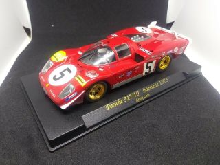 Fly A2006 Ferrari 512s Coda Lunga Le Mans 1970 1/32 Slot Car In Display Case