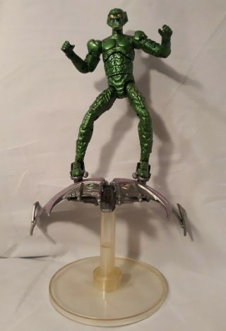 Marvel Legends 2002 Poseable Green Goblin W/ Glider Toy Biz Spider - Man