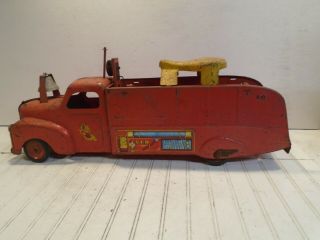 Marx Ride On Fire Truck - No.  6 VFD 1940s 3