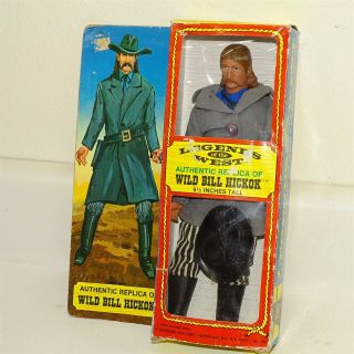 Vintage 1973 Excel Toys Legends Of The West Wild Bill Hickok Figure