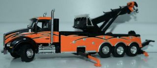 Tta - First Gear 1:50 - Kenworth T880 Rotator Wrecker - Orange - 50 - 3323