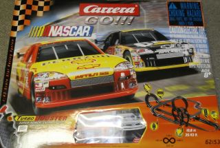 Carrera Go 1:43 Nascar Slot Car Race Track 62153 Complete Perfectly