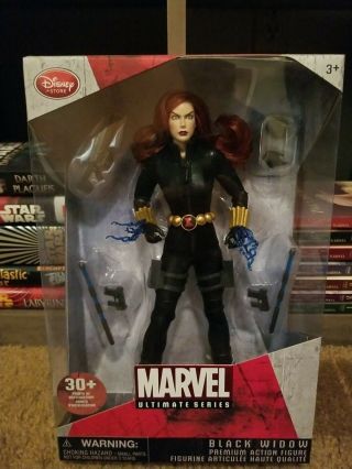 Marvel Black Widow Premium Action Figure Disney Store Exclusive Ultimate Series