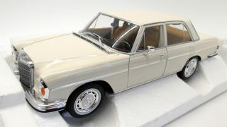 Norev 1/18 Scale Diecast - 183569 Mercedes Benz 280 Se 1968 Ivory