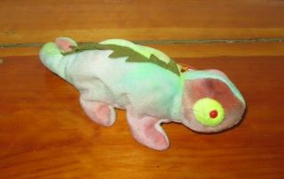 Ty Beanie Baby Iggy the iguana 1997 MWMT 2