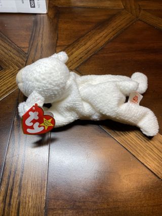 Fleece - The Lamb - Ty Beanie Baby,  Plush doll and tag,  Born 3/21/1996 3