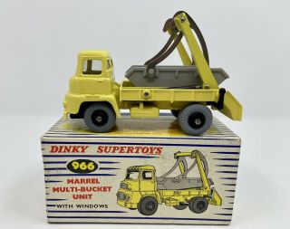 Dinky Toys No.  966 Marrel Multi - Bucket Unit W/ Insert
