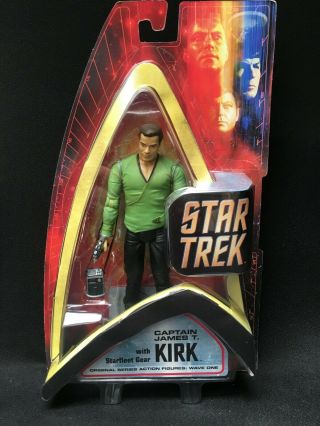 Star Trek Art Asylum Captain Kirk W/ Starfleet Gear Wave 1