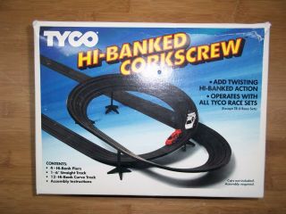Tyco Ho Slot Car Hi - Banked Corkscrew Track No.  6738 Used/complete,  Vintage