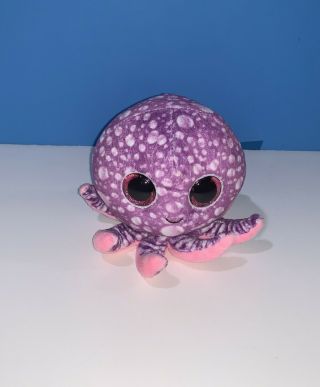 5 " Ty Beanie Boos Legs Octopus Purple Bubbles Pink Plush Stuffed Animal