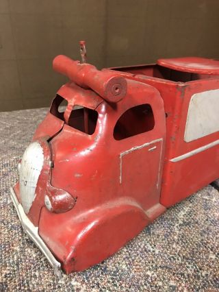Marx Cabover Studebaker 1930’s Metal Truck Ride On Toy 30 " Inches Long.