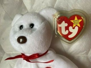 Valentino TY Beanie Baby with Multiple Tag Errors Rare 1993 Cased 2