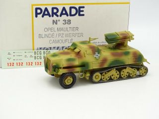Parade Militaire Armée Sb 1/50 - Opel Maultier Blindé Pz Werfer Camouflage