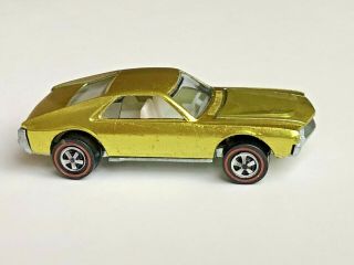 Hot Wheels Redline Custom Amx 1969 Lime - Yellow - Ish Nm