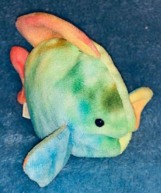 Ty Beanie Baby Coral Fish Colors Pre - Owned