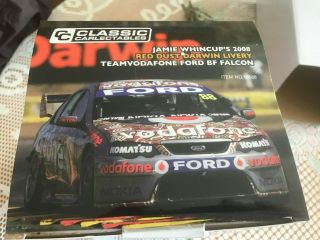 1:18 Classic Carlectables Jamie Whincup 88 Bf Ford Falcon Red Dust Darwin 2008