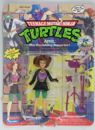 Playmates Toys Tmnt Teenage Mutant Ninja Turtles April Ravishing Reporter