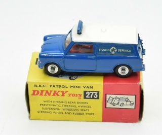 Dinky 273 R.  A.  C Patrol Mini Van.