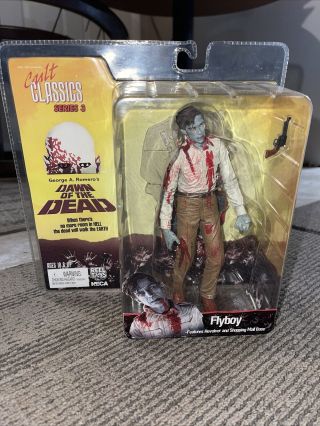 Cult Classics Series 3 Flyboy Zombie Action Figure Neca Toys Dawn Of Thedead Nib