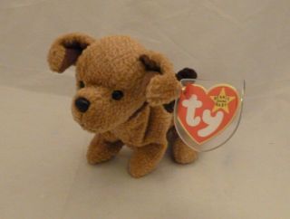 Oct 12,  1996 Ty Beanie Babies Tuffy Terrier Dog Style 4108 W/tags (8 ")