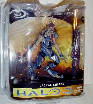 1 Day Only 2008 " Jackal Sniper " Mcfarlane Halo 3 Figure