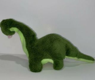 Vintage Baby Brontosaurus Dinosaur battery operated Moves Roars 1990 Iwaya Corp 3
