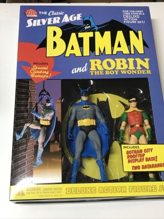 Dc Direct Classic Silver Age " Batman And Robin " Deluxe Action Figure Set