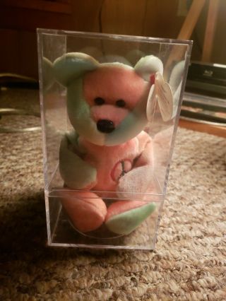 Ty Beanie Baby Very Rare Peace Bear Orig.  1996