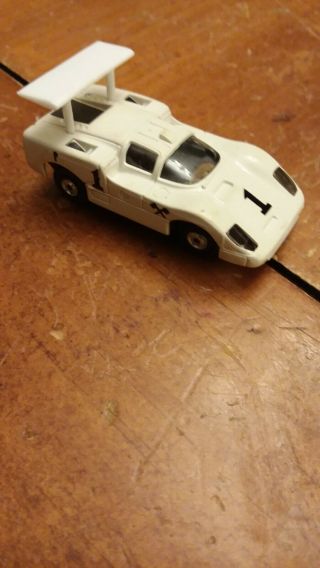 Aurora T - Jet Chaparral 2f Cream With N.  O.  S.  Flamethrower Lighted Chassis 1410.