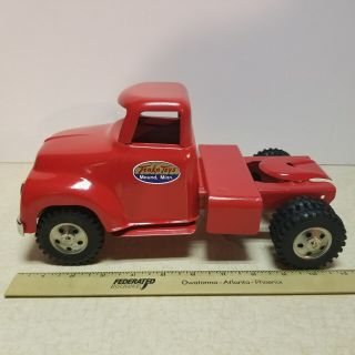 Toy Tonka 1956 Red Semi Tractor Truck Restored