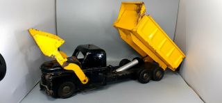 Very Rare Vintage Structo Toy Truck Hydraulic Load And Dump Big
