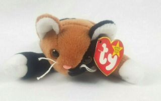Ty Beanie Baby Chip The Cat With Tags No Errors Collectable Plush 1996