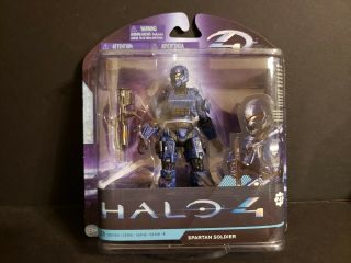 Blue Spartan Soldier Halo 4 Series 1 Mcfarlane Toys 5 " Figure