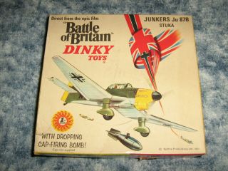 Dinky Airplane Battle Of Britain Junkers Ju87b Stuka 721 Boxed